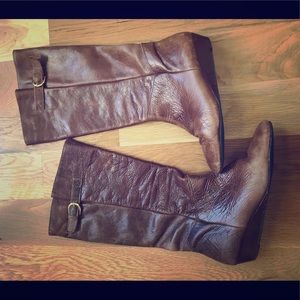 Steve Madden Intyce Cognac Boots 8.5